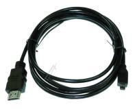 HDMI-A-STECKER/HDMI-D-STECKER, 2,0M, SCHWARZ HSWE