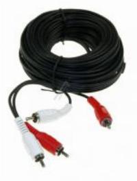 2XCINCHSTECKER/2XCINCHSTECKER 10,0M SCHWARZ STEREO