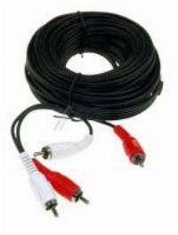 2XCINCHSTECKER/2XCINCHSTECKER 10,0M SCHWARZ STEREO