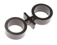 258430252 C00874807 KNOPF ADORA BLECHBLENDENKNOPF RING-SCHWARZ