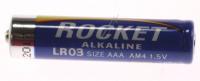 AAA  BATTERY-ALKALINE 1.5V,750MAHAAA 1 STCK