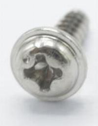 SCREW-TAPTITE PWH,+,B,M3,L10,NI PLT,SWRC