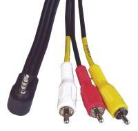 AV-VERBINDUNGSKABEL 3,5MM KLINKE/3XC STECKER, 1,5M