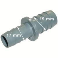ABLAUFSCHLAUCHVERBINDER GERADE 17X20MM