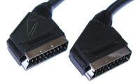 SCART-KABEL, SCART-STECKER / SCART-STECKER, 21POL, 5M