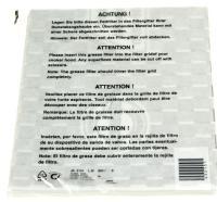 LZ61000 00452151 FETTFILTER 6 STCK, 590 X 500 X 1MM