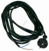 99.CA075060 10000488 STAUBSAUGERKABEL UNIVERSAL, DURCHMESSER 2 X 0,75MM, 6M LANG SCHWARZ