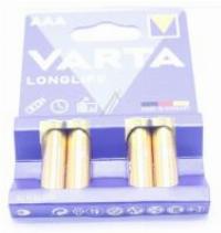 LR3 4103101414 1,5V ALKALINE MICRO PASSEND FR VARTA 4ER BLISTER LONGLIFE