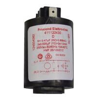 0,47UF(X2)+0,68MOHM 1240343622 ENTSTRKONDENSATOR, 10A