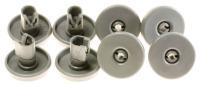 50286965004 GESCHIRRKORB ROLLENSATZ, DUNKELGRAU, 8 STÜCK