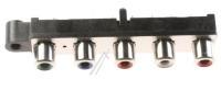 3722-003213 JACK-PIN J/B 5P MIT SCHRAUBLOCH, NI+SN, SCHWARZ, S