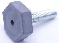 4055244091 EINSTELLFUSS,GRAU,M8X35