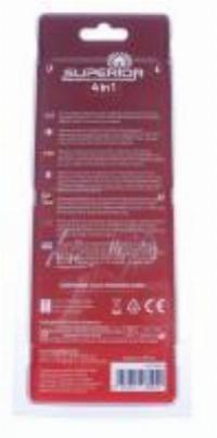 SLIM 4IN1 SUPTPB009 UNIVERSAL-ERSATZFERNBEDIENUNG 4-IN-1 MIT 4 EBENEN