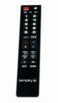 SIMPLY PLUS SUPTPB016 UNIVERSAL-FERNBEDIENUNG MIT GROSSEN TASTEN UND 1 EBENE