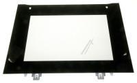 GLASS FRONT PANEL - BLACK