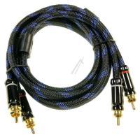 HQ PREMIUM 2X CINCHSTECKER / 2X CINCHSTECKER, 1,50M
