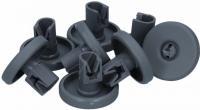GESCHIRRKORB ROLLENSATZ, GRAU, 8 STCK ALTERNATIV FR AEG 50286965004