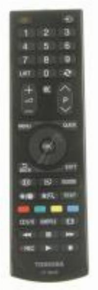 RC4770 30087643 FERNBEDIENUNG SCHWARZ TOSHIBA RC5 ROH