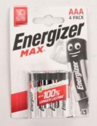 LR03 E303325604 MAX, BATTERIE, MICRO (AAA), 4 ST�CK