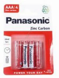 R03RZ/4BP ZINK-KOHLE-BATTERIE AAA 1,5V 4ER BLISTER