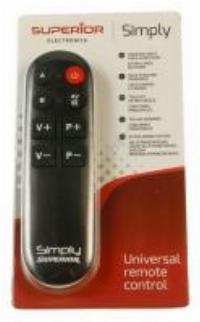 SIMPLY SUPTLB001 LERNFHIGE UNIVERSALFERNBEDIENUNG MIT 8 GROSSEN TASTEN