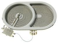 10.57411.504 2401000046 ZWEIKREIS-STRAHLUNGSHEIZKRPER 2000W OVAL