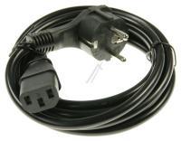 KALTGERTE NETZKABEL MIT EXTRA FLACHEN STECKER, 2,5 M