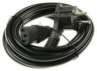 KALTGERTE NETZKABEL MIT EXTRA FLACHEN STECKER, 3,5 M