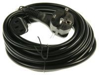 KALTGERTE NETZKABEL MIT EXTRA FLACHEN STECKER, 5 M