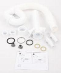 2820 PP-SPLENSIPHON 1 1/2" MIT FLEXIBLEM SCHLAUCH UND ZWEI GERTEANSCHLSSEN