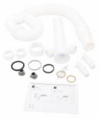 2820 PP-SPLENSIPHON 1 1/2" MIT FLEXIBLEM SCHLAUCH UND ZWEI GERTEANSCHLSSEN