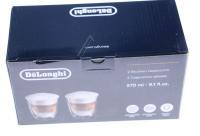 DLSC311 5513284161 DOPPELWANDIGE CAPPUCCINOGLSER, 270 ML, 2ER-SET