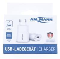 HOME CHARGER HC105 1001-0112 USB LADEGERT / NETZTEIL MIT 1 USB ANSCHLUSS 1A, 5W