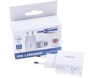 HC212 1001-0114 DOPPEL USB LADEGERÄT / NETZTEIL, 2,4A