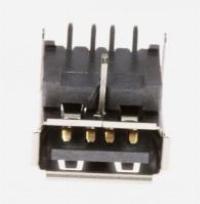 3722-003225 JACK-USB,4P/1C,AU,BLK,SMD-A(DIP),A
