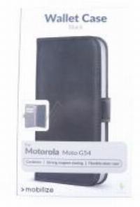 29141 MOBILIZE CLASSIC GELLY WALLET BOOK CASE MOTOROLA MOTO G54 SCHWARZ