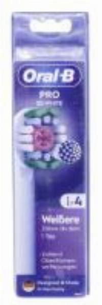 80728901 ORAL-B AUFSTECKB�RSTEN PRO 3D WHITE 4ER