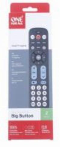 BIG BUTTON REMOTE URC6821 GROSSTASTEN ZAPPER FERNBEDIENUNG,
