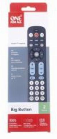 BIG BUTTON REMOTE URC6821 GROSSTASTEN ZAPPER FERNBEDIENUNG